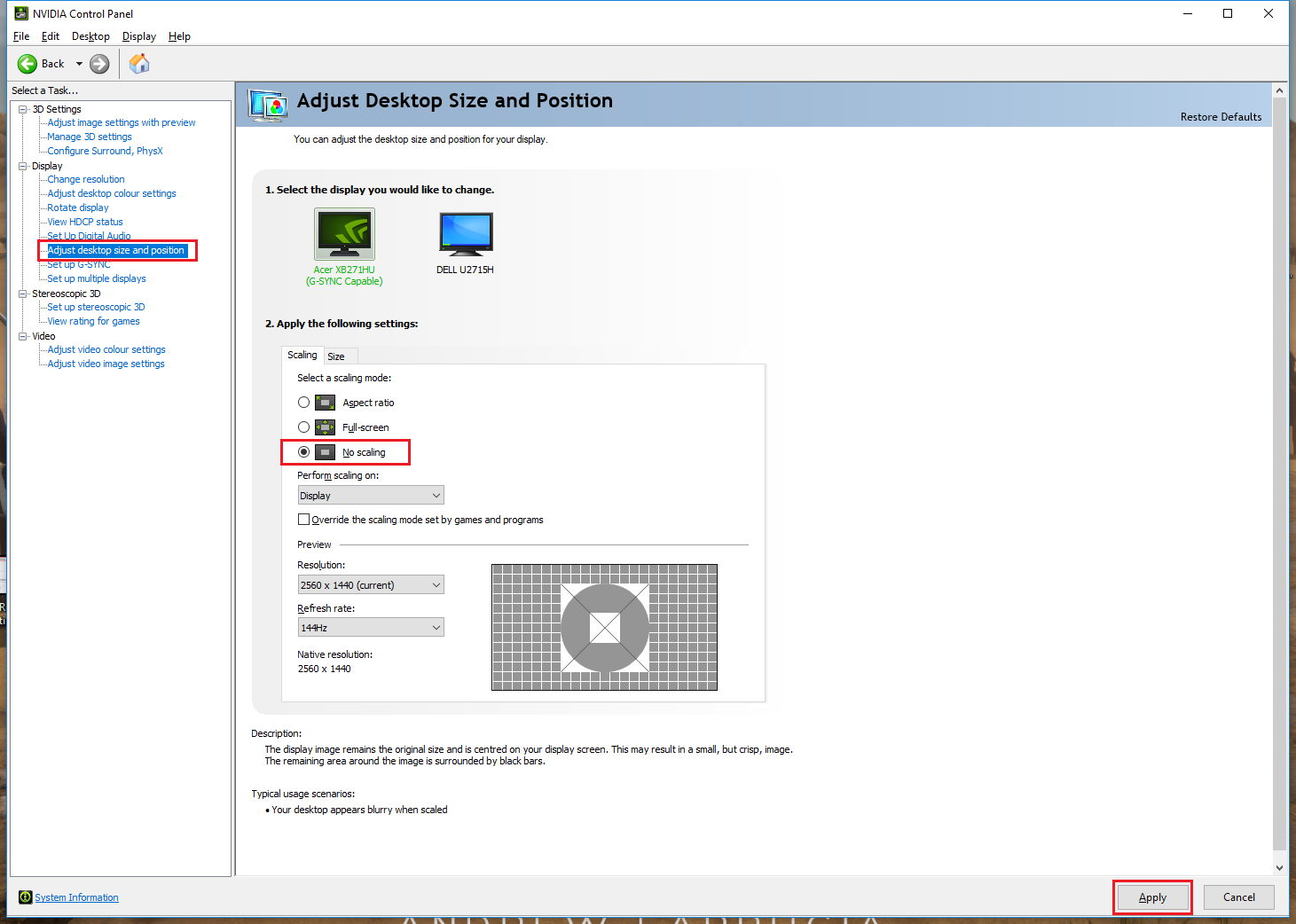 Known Issue 1 NVIDIA 3