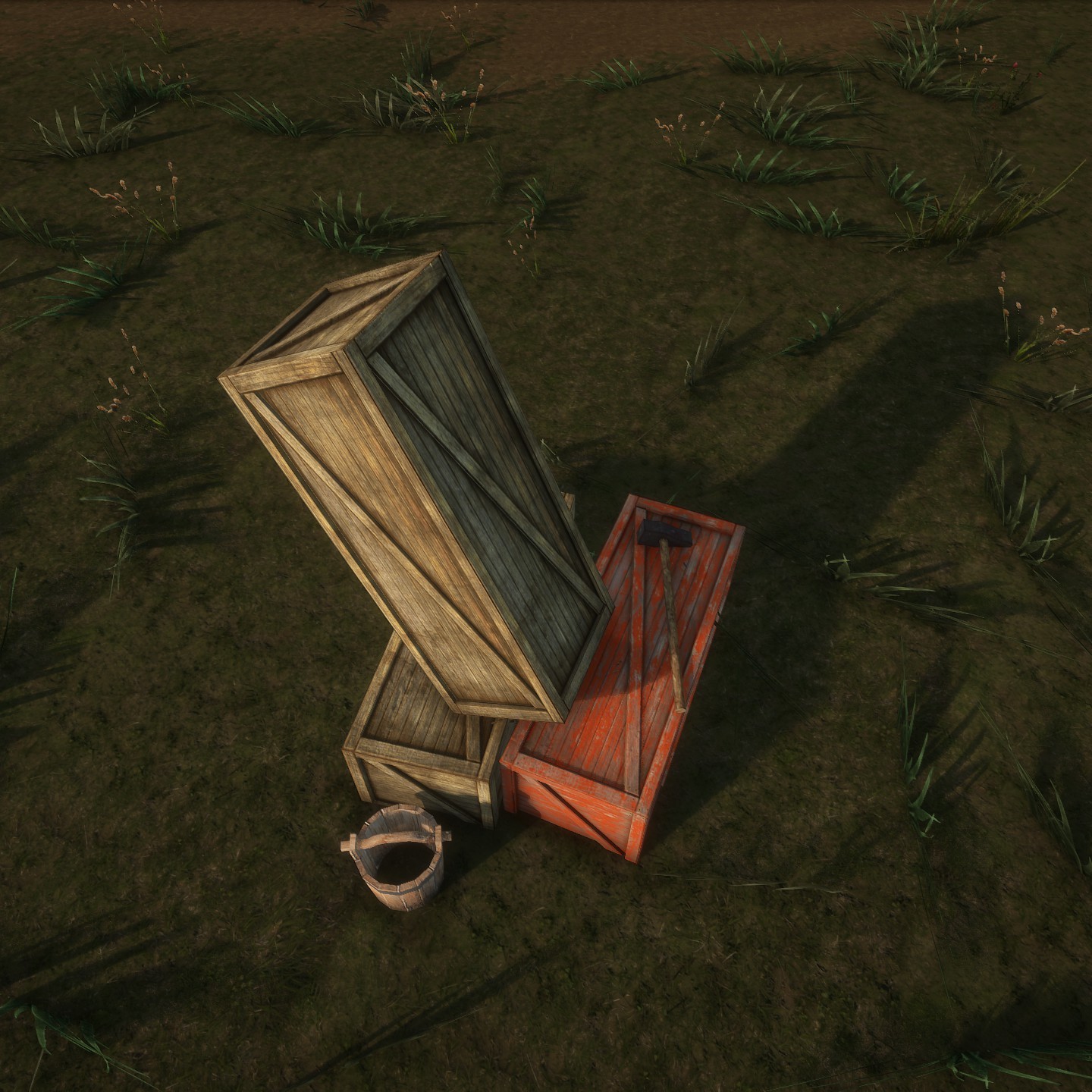 CratesLeaningAtWallStack_Group